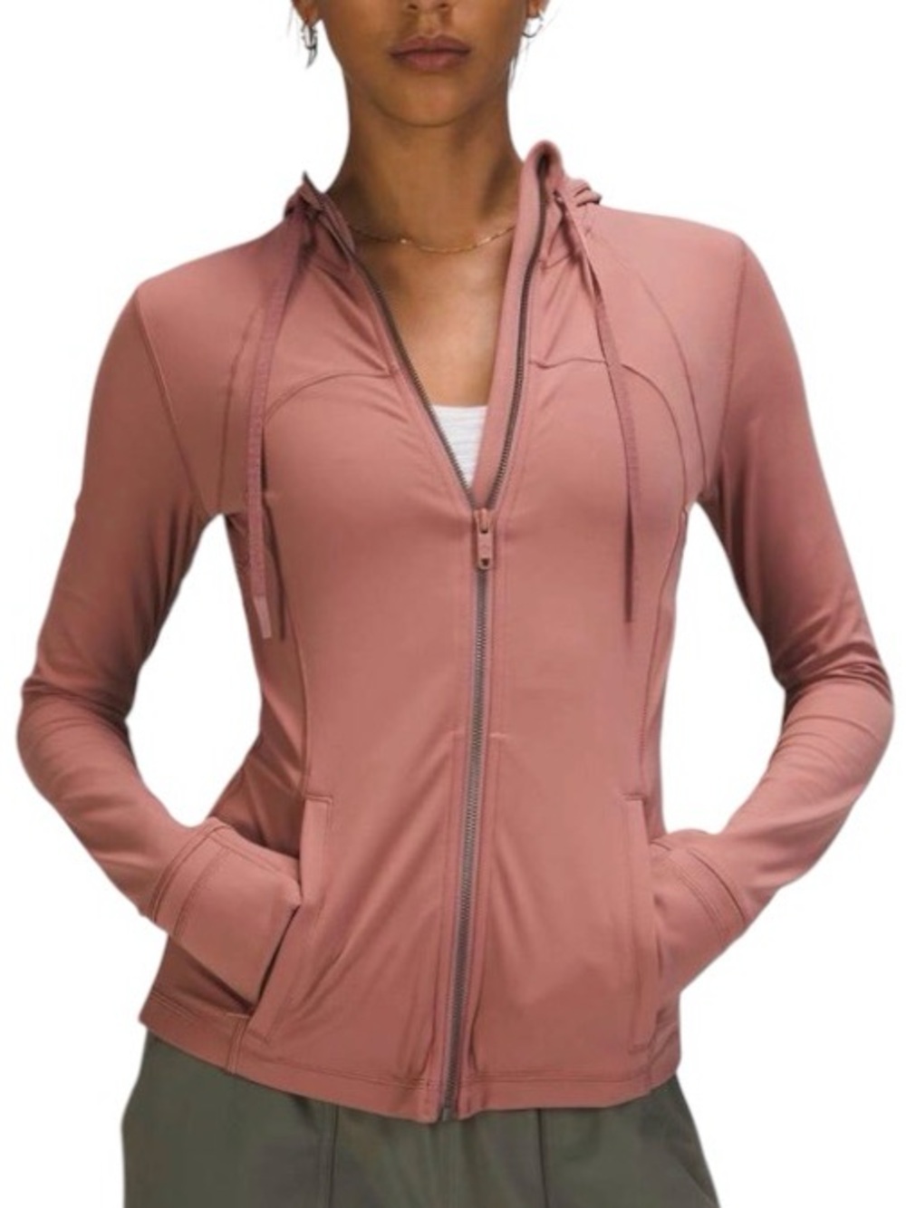 Lululemon Athletica Hooded  Define Jacket *Nulu In Spiced Chai